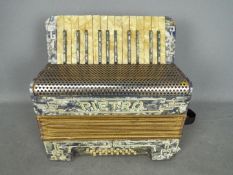 A vintage Pietro piano accordion.