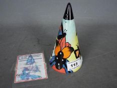 Lorna Bailey - A limited edition conical sugar sifter in the Summer pattern,