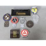 Automobilia - Lot to include a Royal Automobile Club associate car badge for the Commercial Motor
