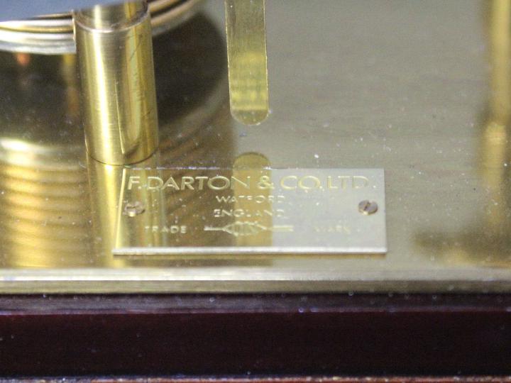 A mahogany cased, gilt brass barograph by F Darton & Co Ltd, - Image 5 of 5