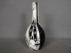 Lorna Bailey - A Middleport pattern bottle vase, signed to the base,