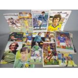 Sporting - a collection of Everton FC autographed pictures from 1970s to 1980s