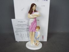 Royal Doulton - a Royal Doulton figurine entitled Princess Charlotte, approx height 24 cm (h),