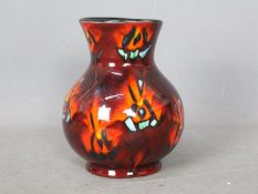 Anita Harris - A globular vase with abst