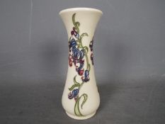 Moorcroft - a Moorcroft vase in the Blue