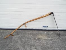 A farming scythe