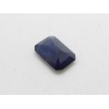Gemstones - a 0.80 ct octagonal Ethiopia