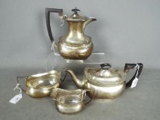 A George V hallmarked silver tea service