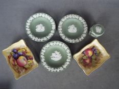 Two Aynsley Orchard Gold trinket dishes