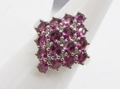 A 3.6 ct Rhodolite Garnet & White Topaz