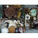 A mixed lot to include ceramics, glasswa