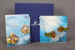 A Swarovski Crystal tableau entitled Harmony from the Wonders Of The Sea series,