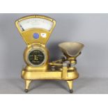 A vintage set of counter top scales by the Automatic Scale Company Ltd London - Manchester.