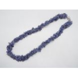 A 300.00ct Tanzanite sterling silver clasp Necklace, Limited Edition 1 of 300 design YBP081.