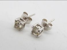 0.50ct Serenite sterling Silver Earrings, design PDCU86 weight 0.