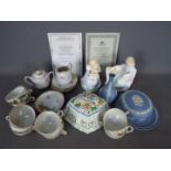 Lot to include Oriental tea wares, a small quantity of Wedgwood jasperware,