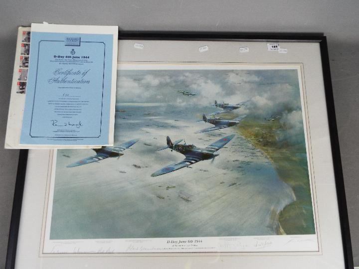 A limited edition print after Frank Wooton entitled D-Day June 6th 1944,