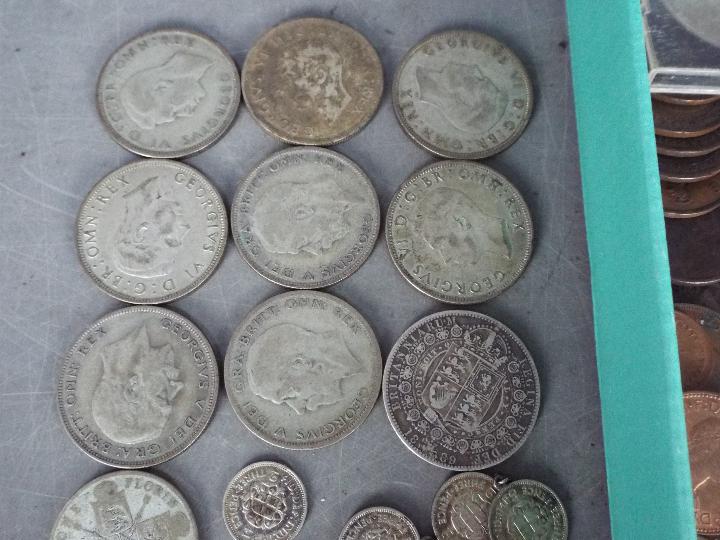 A collection of coins, Victorian and later to include 1889 Half Crown, - Image 3 of 5