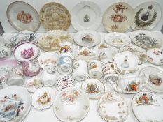 Royal Commemorative Ceramic / Glass Collection - 19th Century, Victorian and later.