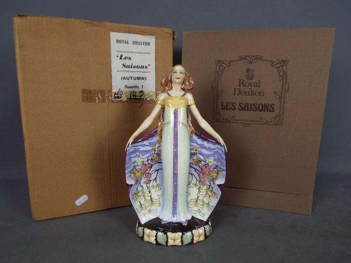Royal Doulton - A boxed Les Saisons limited edition figurine from an original sculpture by Robert