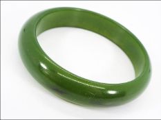 The Circle of Heaven Imperial Jade bangle, - Nephrite Jade, design BFYO48.