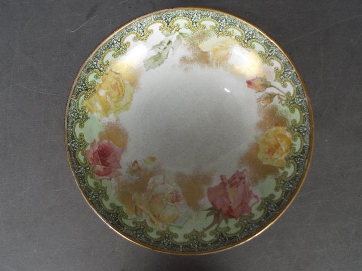 Royal Doulton - An early 20th century pedestal bowl with floral decoration, - Image 3 of 4