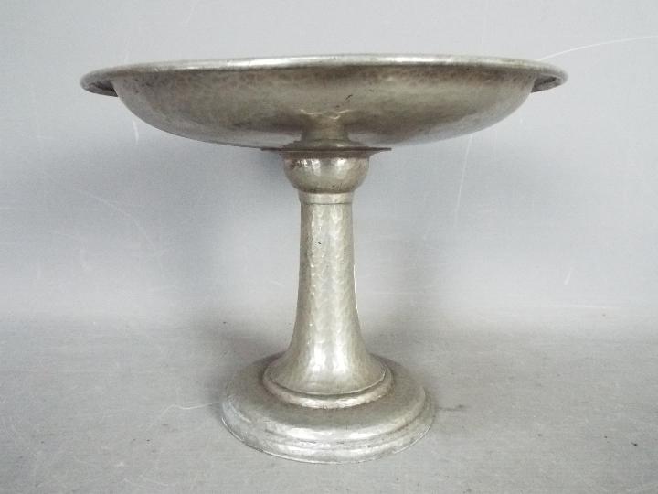 A Tudric comport with planished finish, marked 01388 to the base, approximately 17 cm (h).