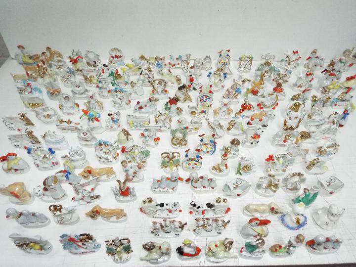 Extensive Collection of Ceramic "Souvenir from" or "Present from" U.K. towns and cities.