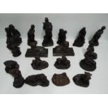 Bronzed Resin and Plaster Animal Collection - Examples by Heredities,