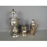 Lot to include a vintage Manning & Bowman coffee maker,