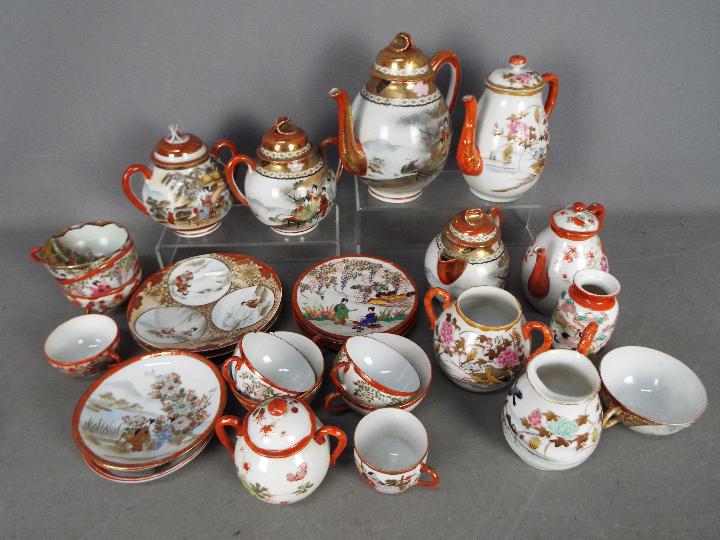 A collection of Oriental tea wares.