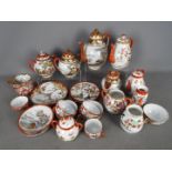 A collection of Oriental tea wares.