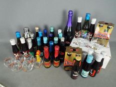 Breweriana - a quantity of unopened Babycham bottles from 1950's to 1990's,