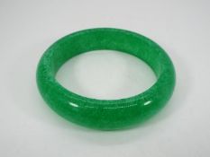 The Circle of Heaven Imperial Jade bangle, - Nephrite Jade, design BFYO48.