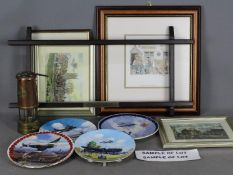 A selection of collector plates, predominantly aviation / World War Two (WW2 / WWII) related,