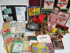 Vintage Collection = Stamps, Coins, Toys and Games.