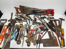 Tools - Vintage collection. Saws, Chisels, Hammers and all manor of shed and garden tools.