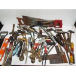 Tools - Vintage collection. Saws, Chisels, Hammers and all manor of shed and garden tools.
