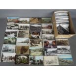 Deltiology - Wales: A collection of over 400 Caernarvonshire to include real photograph and street