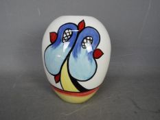 Lorna Bailey - a Lorna Bailey vase entitled Lakeside,