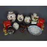 Ceramics to include two boxed Royal Doulton Bunnykins figurines, Beswick Shetland pony,