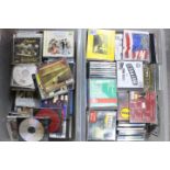 A quantity of various CD's, two boxes.