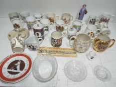 Royal Commemorative Ceramic / Glass Collection # 2 - 19th Century, Victorian and later.