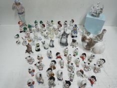 Ceramic Collector - Nodding head figures- Royal Copenhagen Cats and Dogs with B & G, Denmark pieces.
