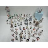 Ceramic Collector - Nodding head figures- Royal Copenhagen Cats and Dogs with B & G, Denmark pieces.