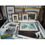 20 + unframed Aircraft Prints, 2 x frame