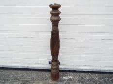 A very large pepper mill, 97cm (h)