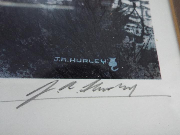 J A Hurley - two signed prints depicting - Image 3 of 7