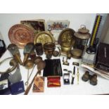 Antique Collectors - Brass items, Lamps