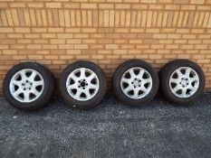 A set of four 16" Mercedes wheels with t